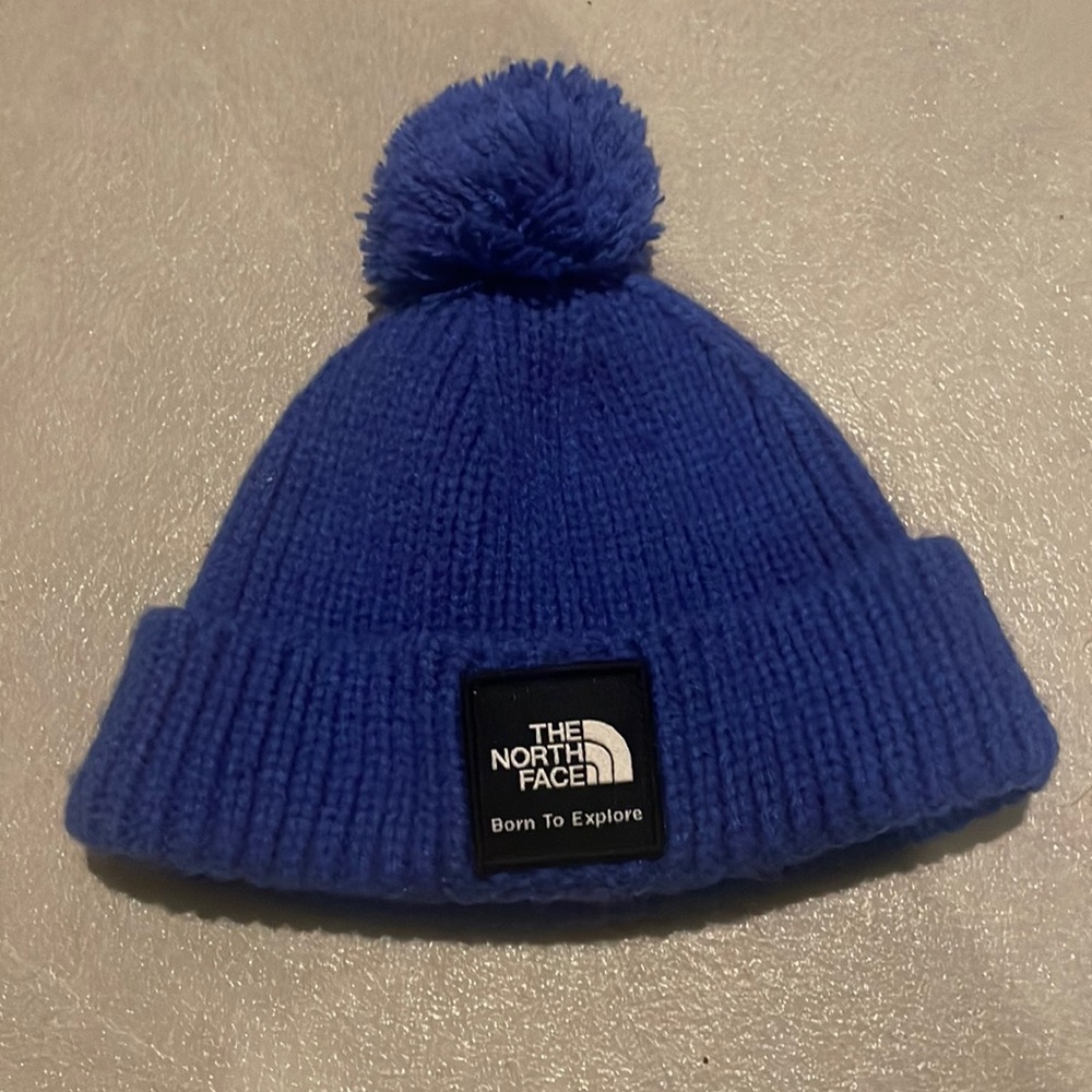 North Face Infant Baby Blue Hat